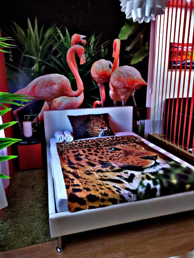 Flamingos Apartman & Fitness Centar Osijek - Blizina Bolnice Kbc โอซีเยก ภายนอก รูปภาพ